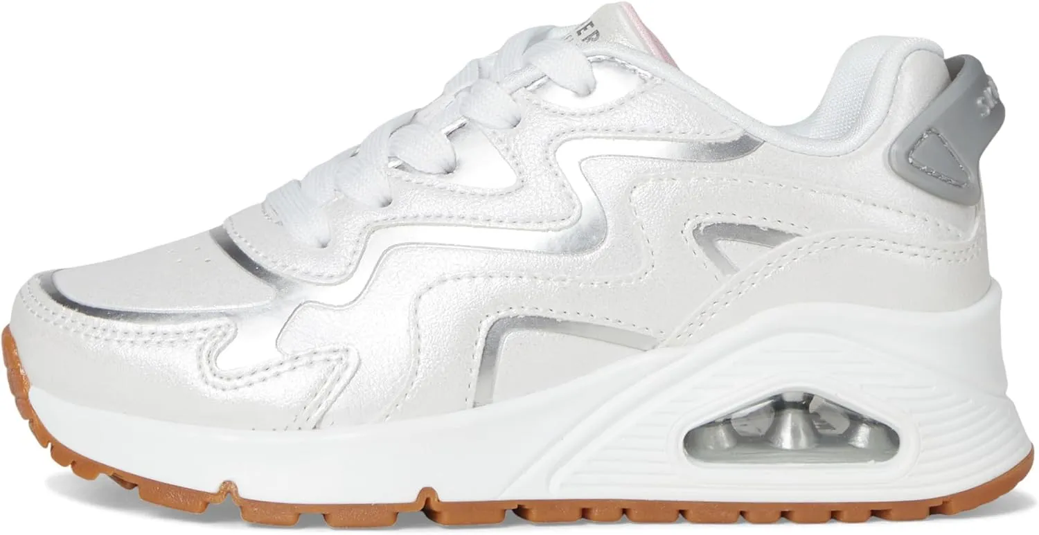 Skechers Women's Uno Generation 1-Wavy Shimmer 310322l (Little Big Kid) Sneaker