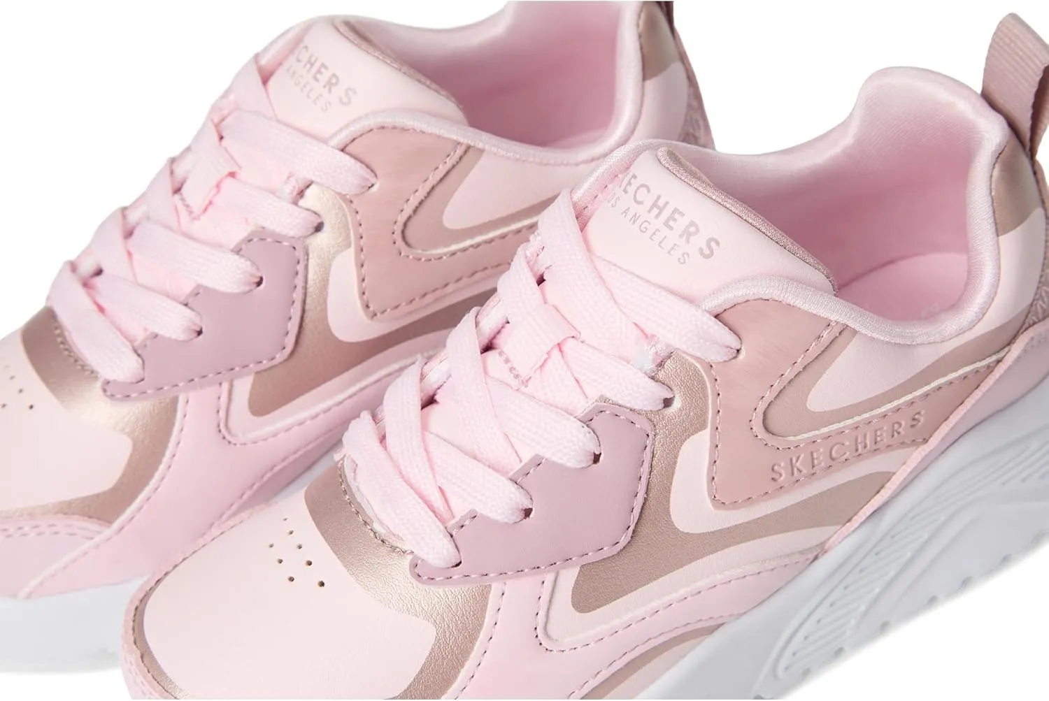 SKECHERS Women's Uno Lite-Metallic Blast Sneaker