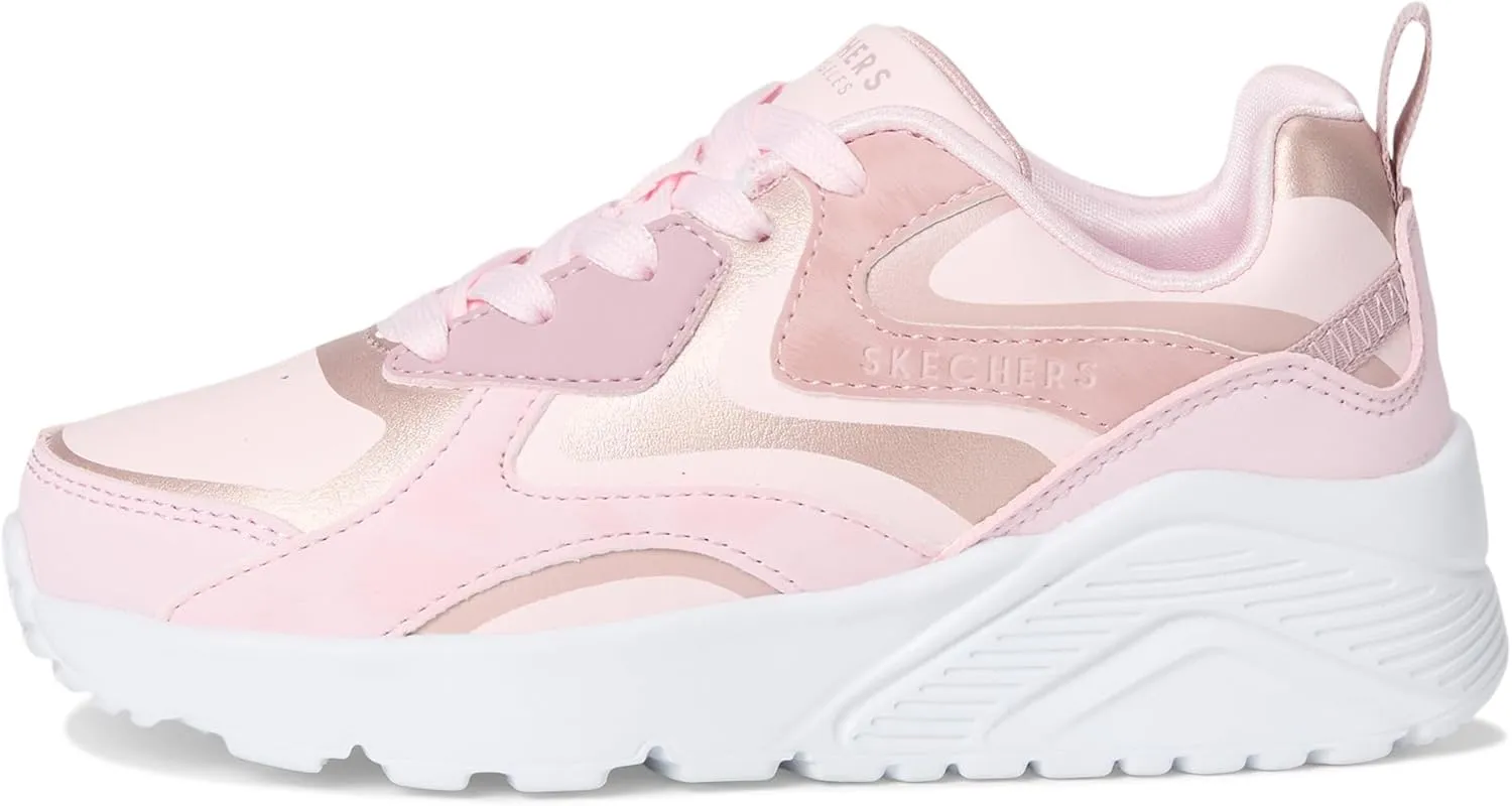 SKECHERS Women's Uno Lite-Metallic Blast Sneaker