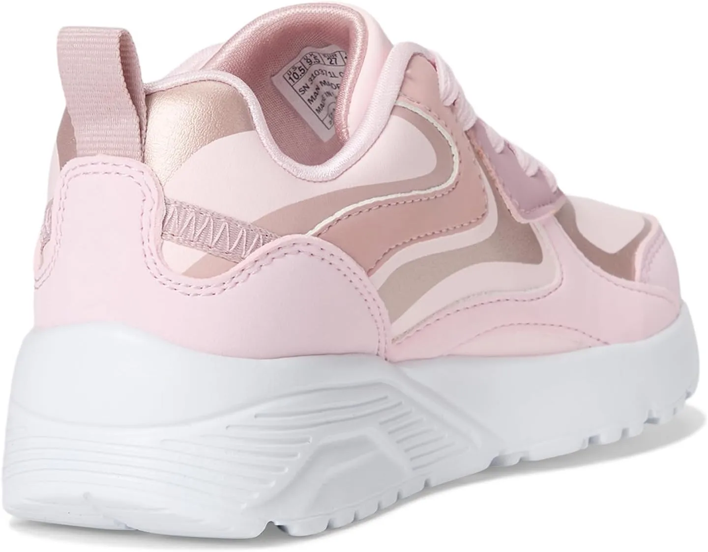 SKECHERS Women's Uno Lite-Metallic Blast Sneaker
