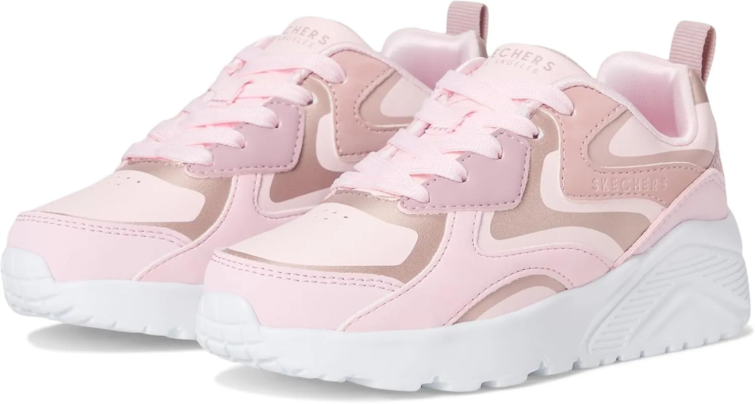 SKECHERS Women's Uno Lite-Metallic Blast Sneaker