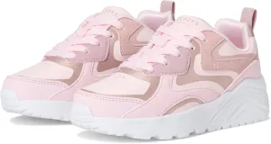 SKECHERS Women's Uno Lite-Metallic Blast Sneaker
