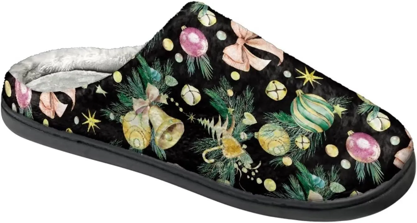 Slippers for Women Men, Foldable and Portable Women's Slippers Slip-on Cozy House Shoes for Home Indoor