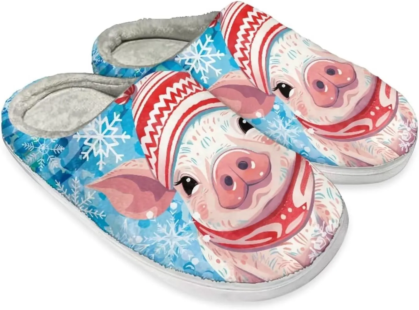 Slippers for Women Men, Foldable and Portable Women's Slippers Slip-on Cozy House Shoes for Home Indoor