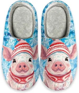 Slippers for Women Men, Foldable and Portable Women's Slippers Slip-on Cozy House Shoes for Home Indoor