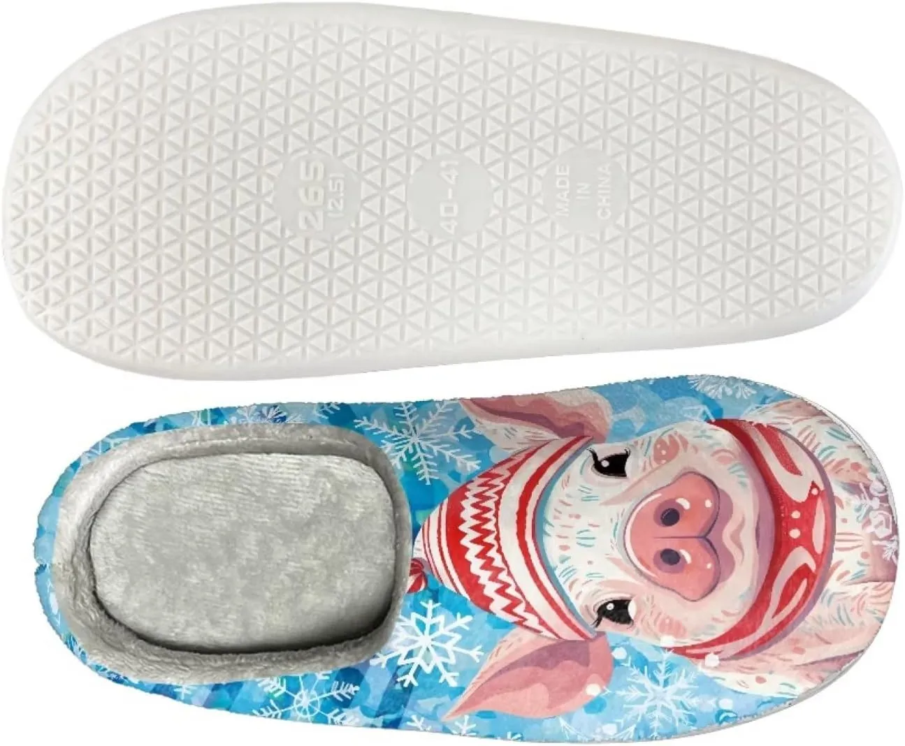 Slippers for Women Men, Foldable and Portable Women's Slippers Slip-on Cozy House Shoes for Home Indoor
