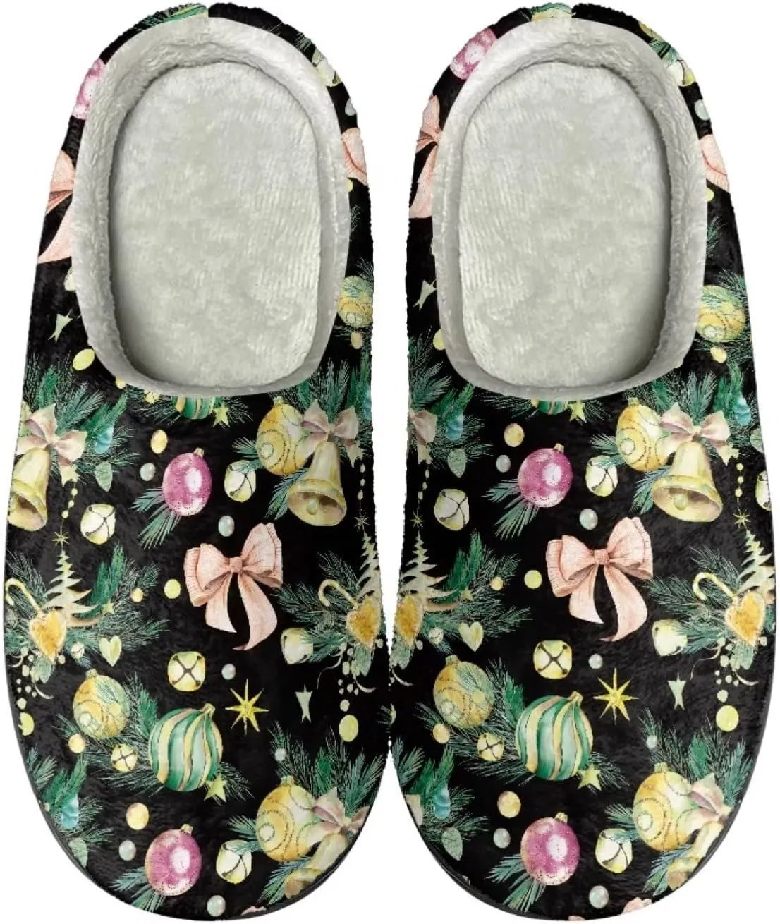 Slippers for Women Men, Foldable and Portable Women's Slippers Slip-on Cozy House Shoes for Home Indoor