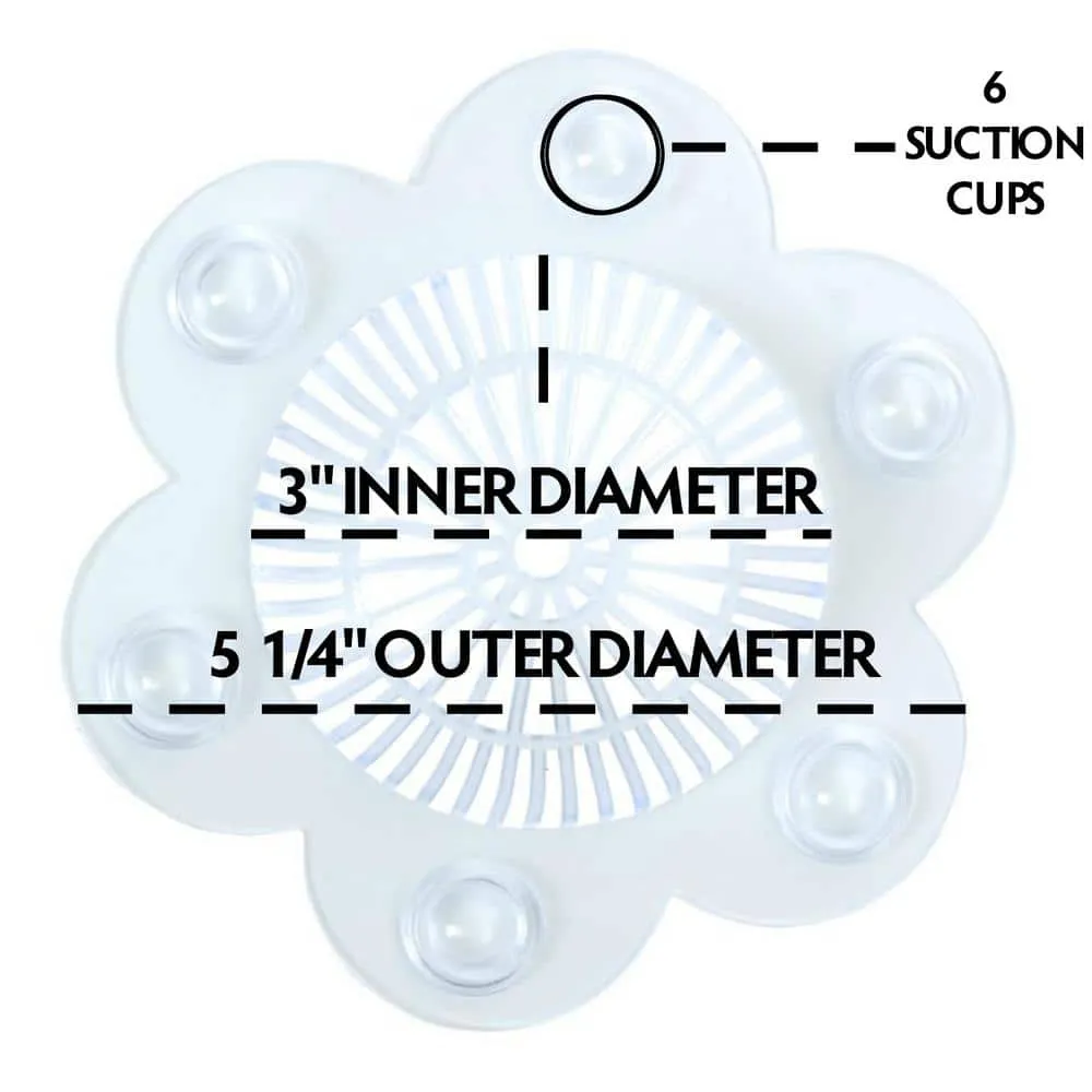 SlipX Solutions Stop-A-Clog Drain Protector (Set of 2)