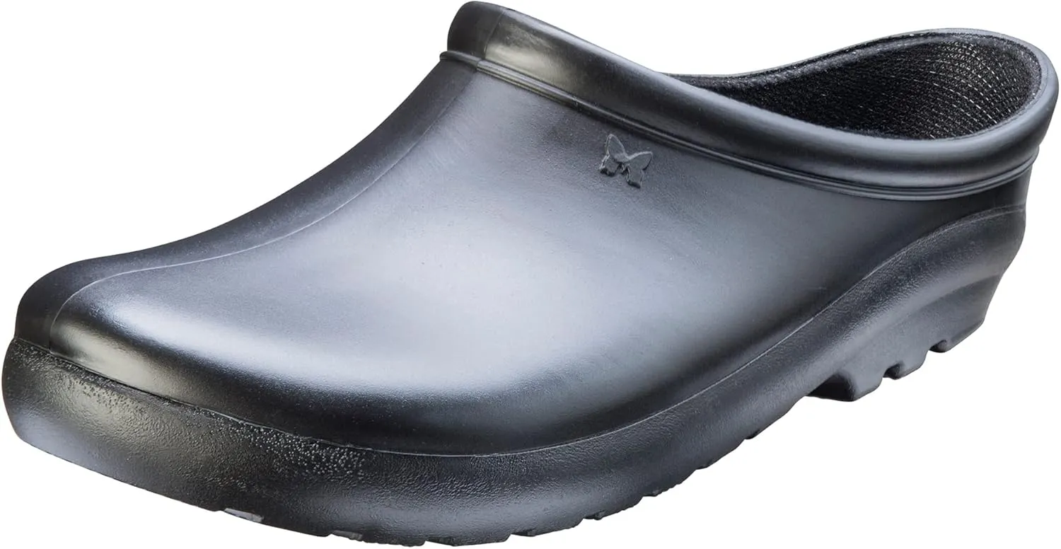 Sloggers Waterproof Garden Clogs for Women – Traditional Garden Clogs with Premium Comfort Support Insole, (Black), (Size 10)