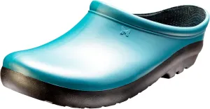 Sloggers Waterproof Garden Clogs for Women – Traditional Garden Clogs with Premium Comfort Support Insole, (Deep Lake Blue), (Size 6)