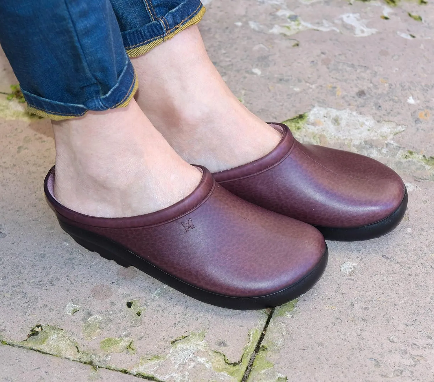 Sloggers Waterproof Garden Clogs for Women – Traditional Garden Clogs with Premium Comfort Support Insole, (Deep Lake Blue), (Size 6)