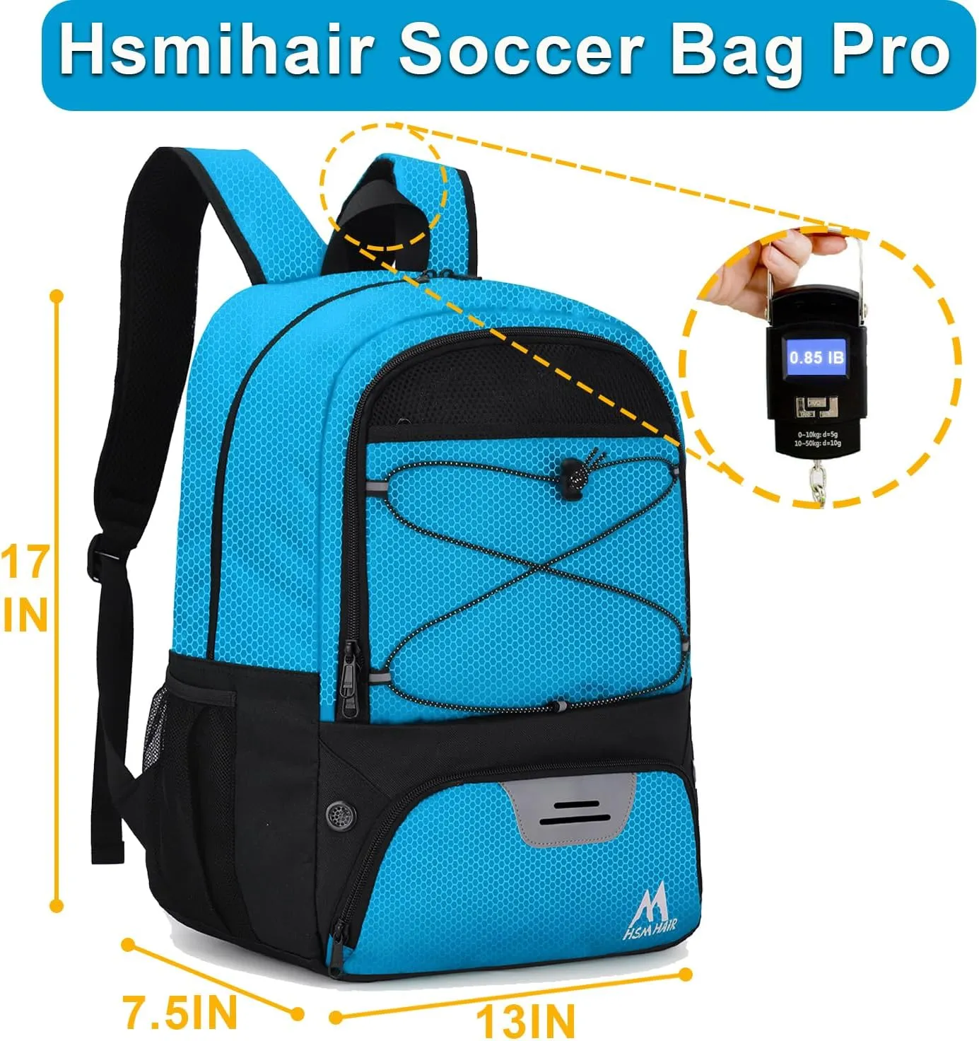 Soccer Bag-Soccer Backpack&Backpack for&Football Volleyball& Basketball,with Ball Compartment and Training Package