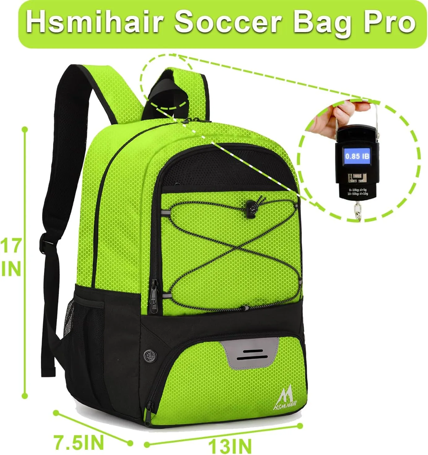 Soccer Bag-Soccer Backpack&Backpack for&Football Volleyball& Basketball,with Ball Compartment and Training Package