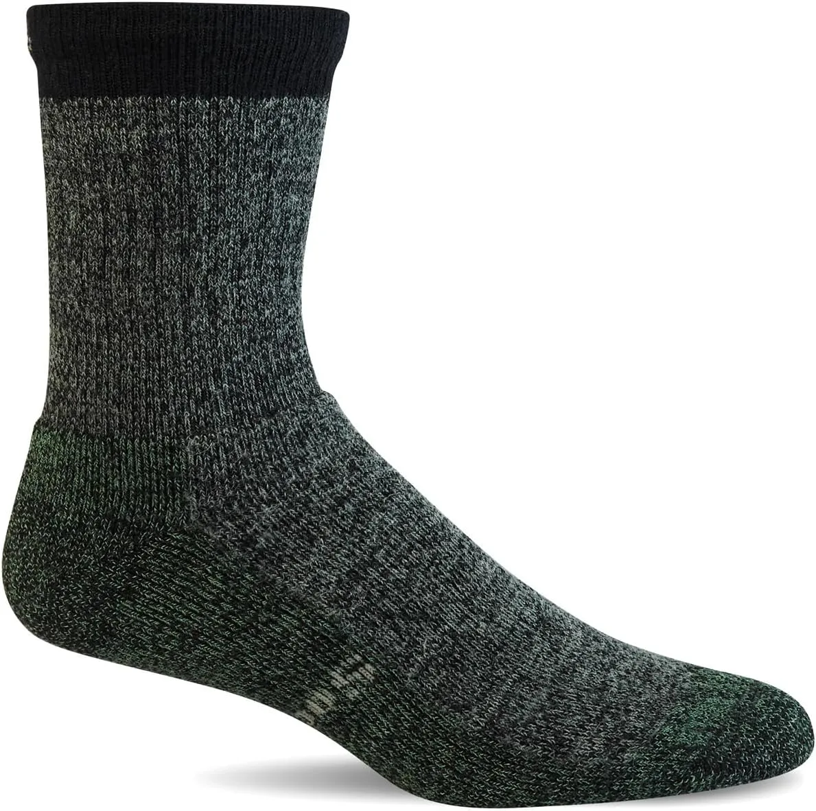 Sockwell Men's Trail Blazer Moderate Compression Sock, Charcoal - M/L