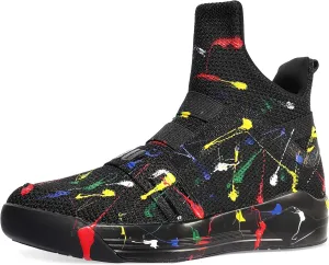 Soulsfeng High Top Running Shoes for Men Lightweight Breathable Mesh Walking Athletic Sneakers