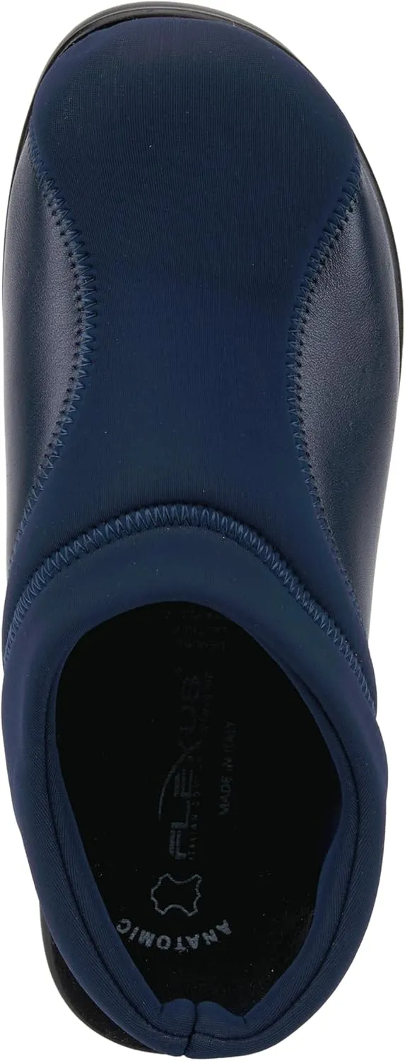Spring Step Flexus Flexia Leather Clogs for Women - European Slingback Round Toe Slip-On Shoes - Ladies Casual Platform Clog for Work