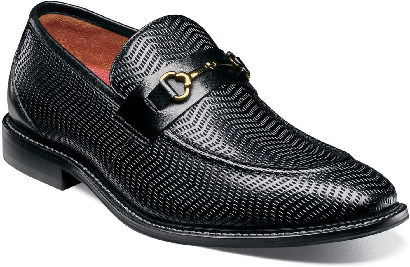 Stacy Adams Men's Madsen Moc Toe Bit Slip on Loafer