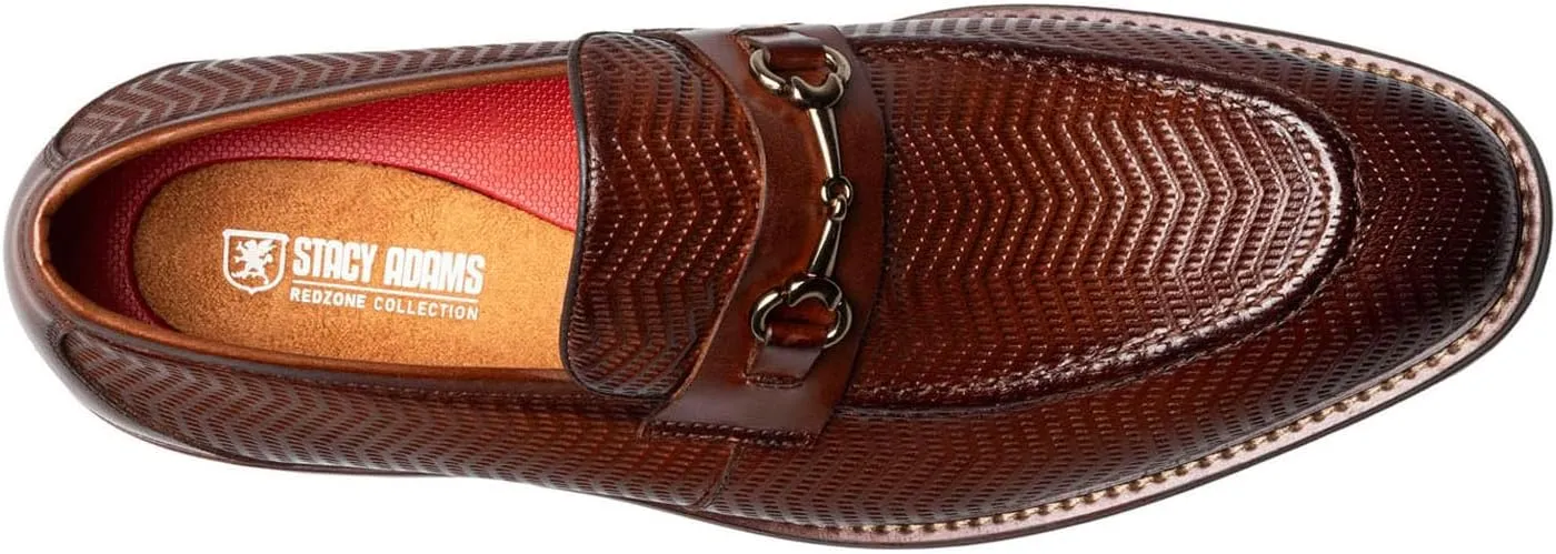 Stacy Adams Men's Madsen Moc Toe Bit Slip on Loafer