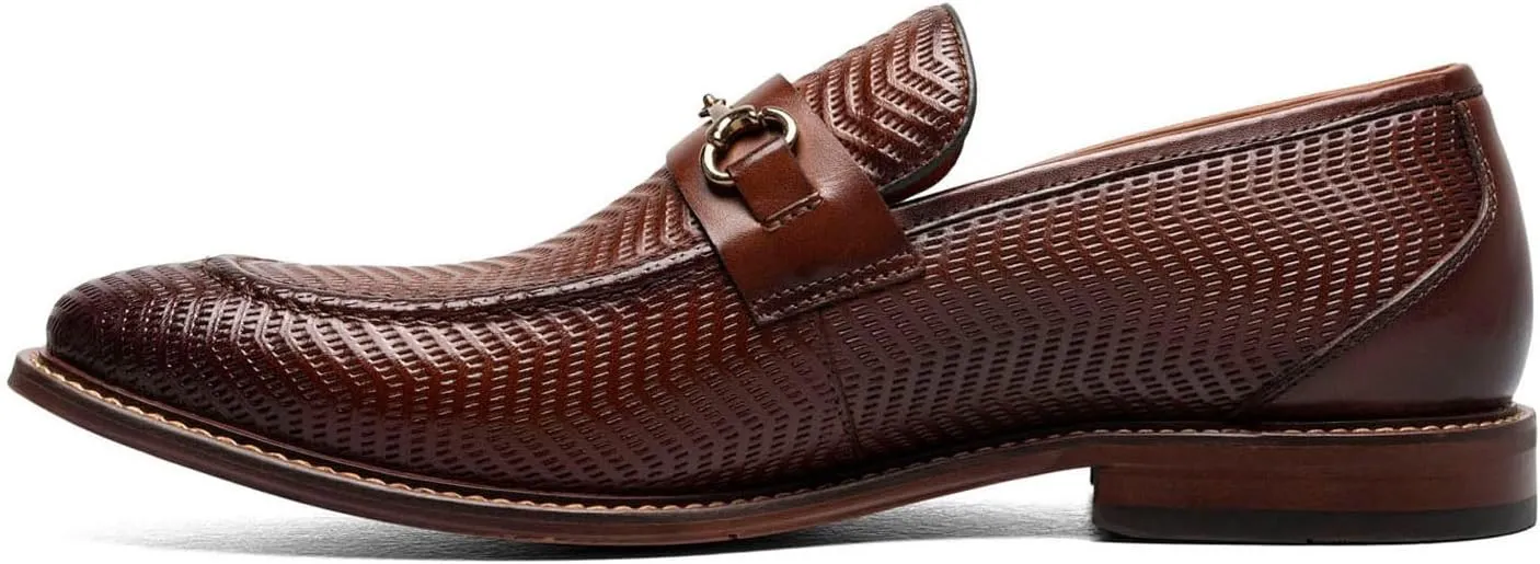 Stacy Adams Men's Madsen Moc Toe Bit Slip on Loafer