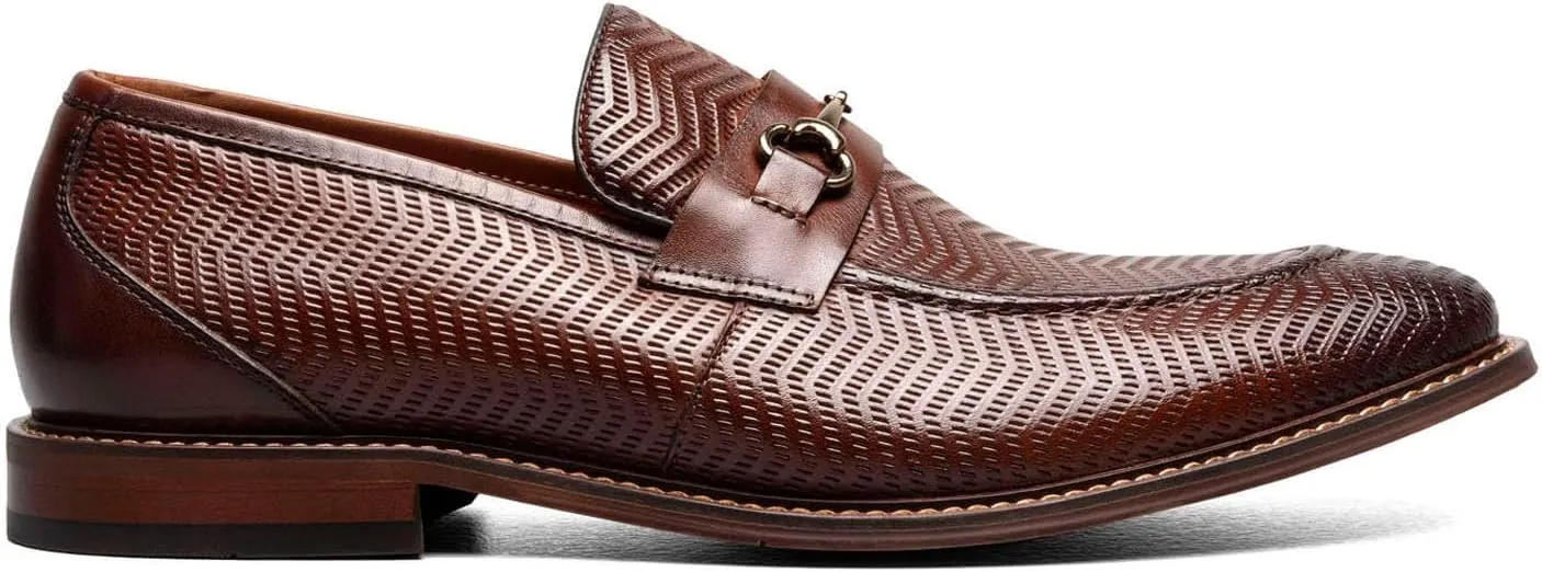 Stacy Adams Men's Madsen Moc Toe Bit Slip on Loafer