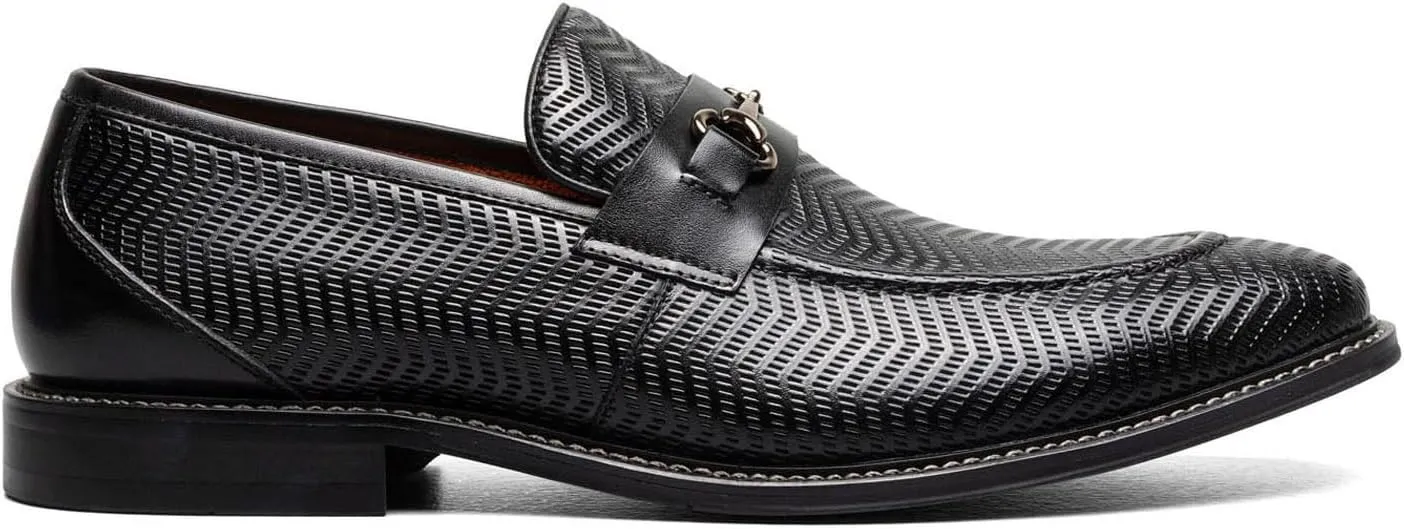 Stacy Adams Men's Madsen Moc Toe Bit Slip on Loafer