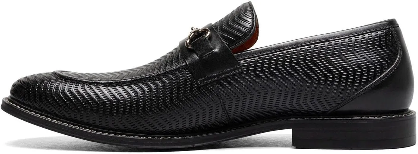 Stacy Adams Men's Madsen Moc Toe Bit Slip on Loafer