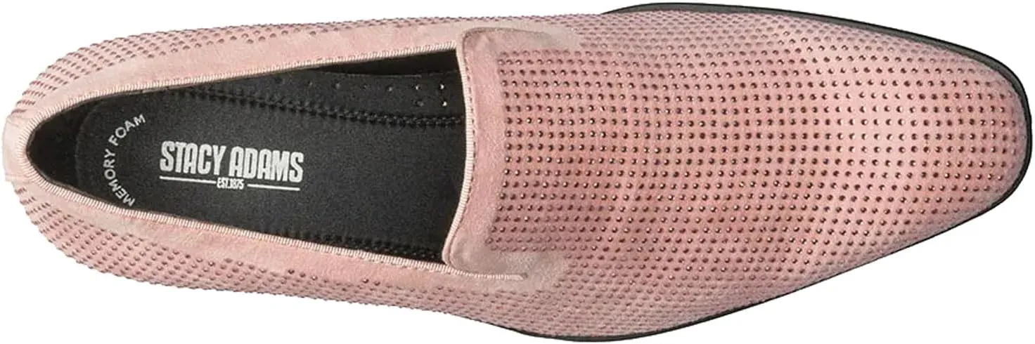 STACY ADAMS Men's Suave Rhinestone Slip on Loafer