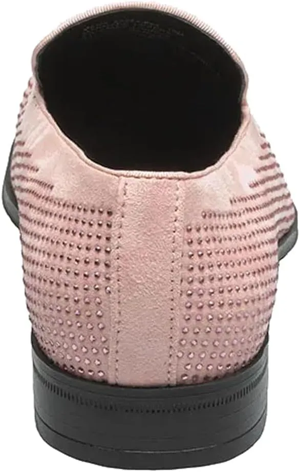 STACY ADAMS Men's Suave Rhinestone Slip on Loafer