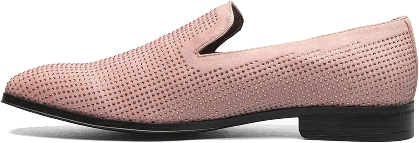 STACY ADAMS Men's Suave Rhinestone Slip on Loafer