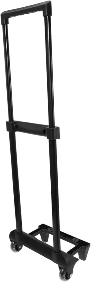 Sturdy Aluminum Dolly Cart Bungee Cords Utility Cart on Wheels Portable Grocery Folding Shopping Dolly