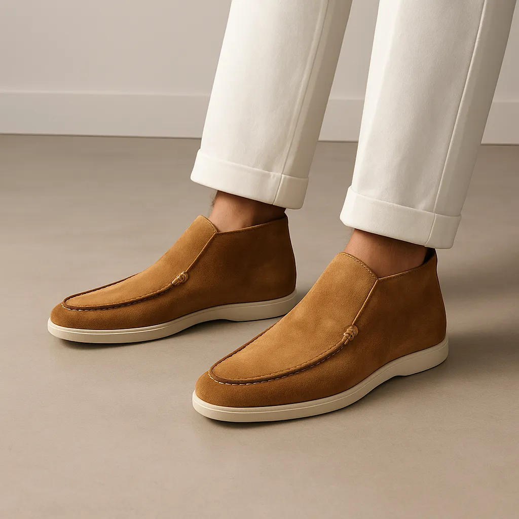 Suede Slip-On Chukka Boot