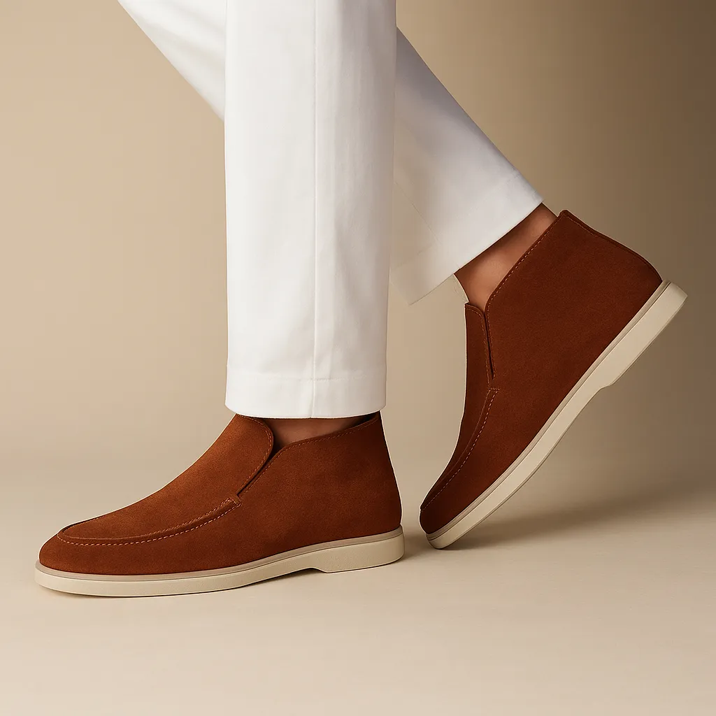 Suede Slip-On Chukka Boot