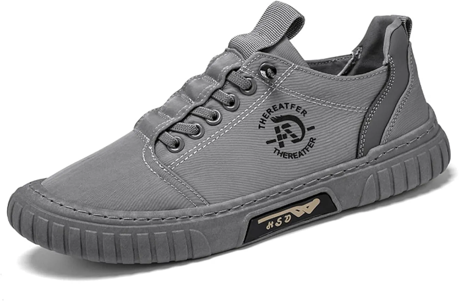 Summer Casual Outdoor Low Top Men Shoes Canvas Slip-on Breathable Non-Slip Lightweight Comfort Travel Sport Jogging Shoes