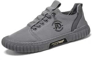 Summer Casual Outdoor Low Top Men Shoes Canvas Slip-on Breathable Non-Slip Lightweight Comfort Travel Sport Jogging Shoes