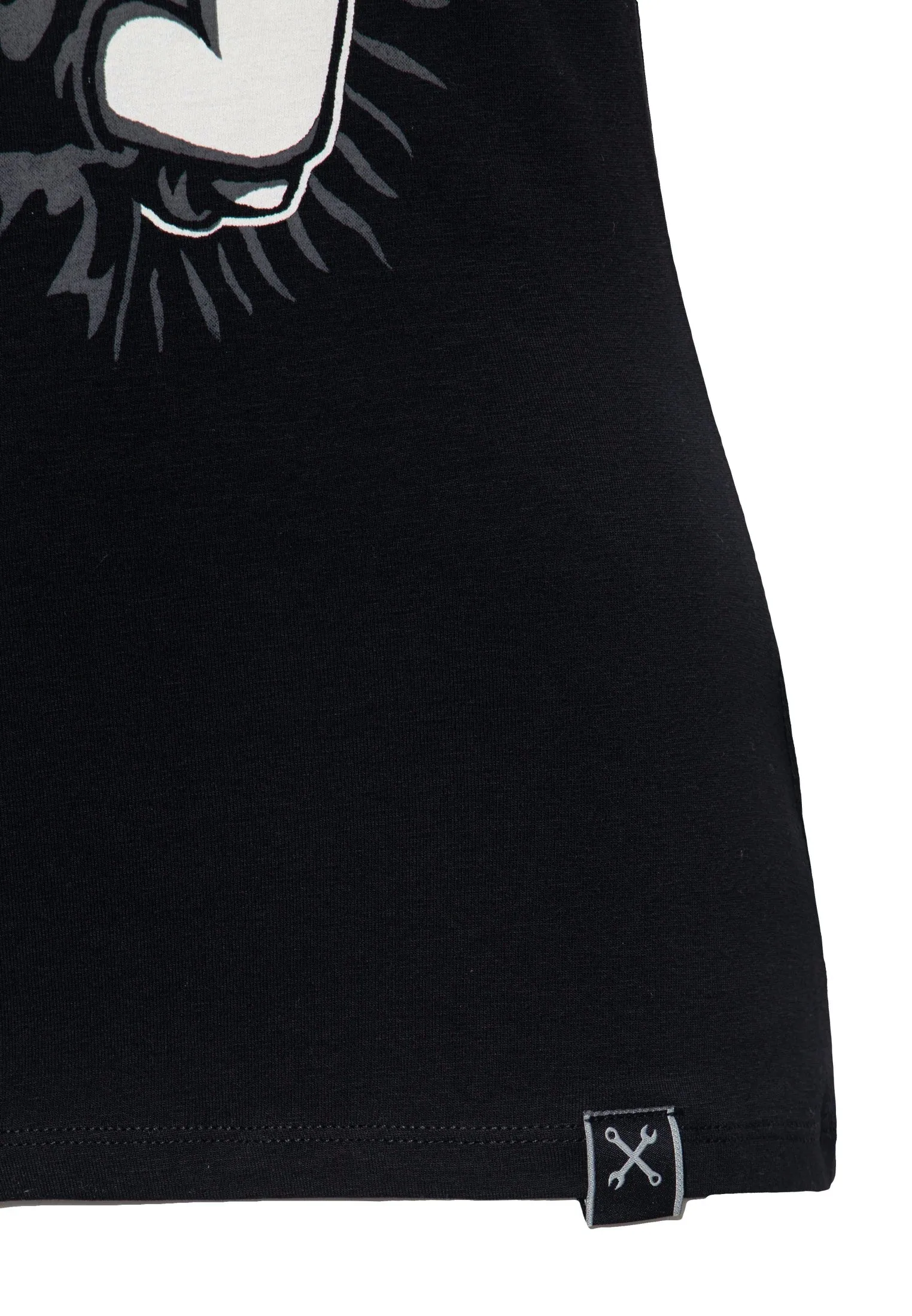 T-Shirt mit rebellischem Frontprint und Rundhalsausschnitt «I can do it»