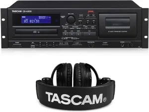 TASCAM Rackmount Recorder Combo (CD-A580) and Studio Headphones