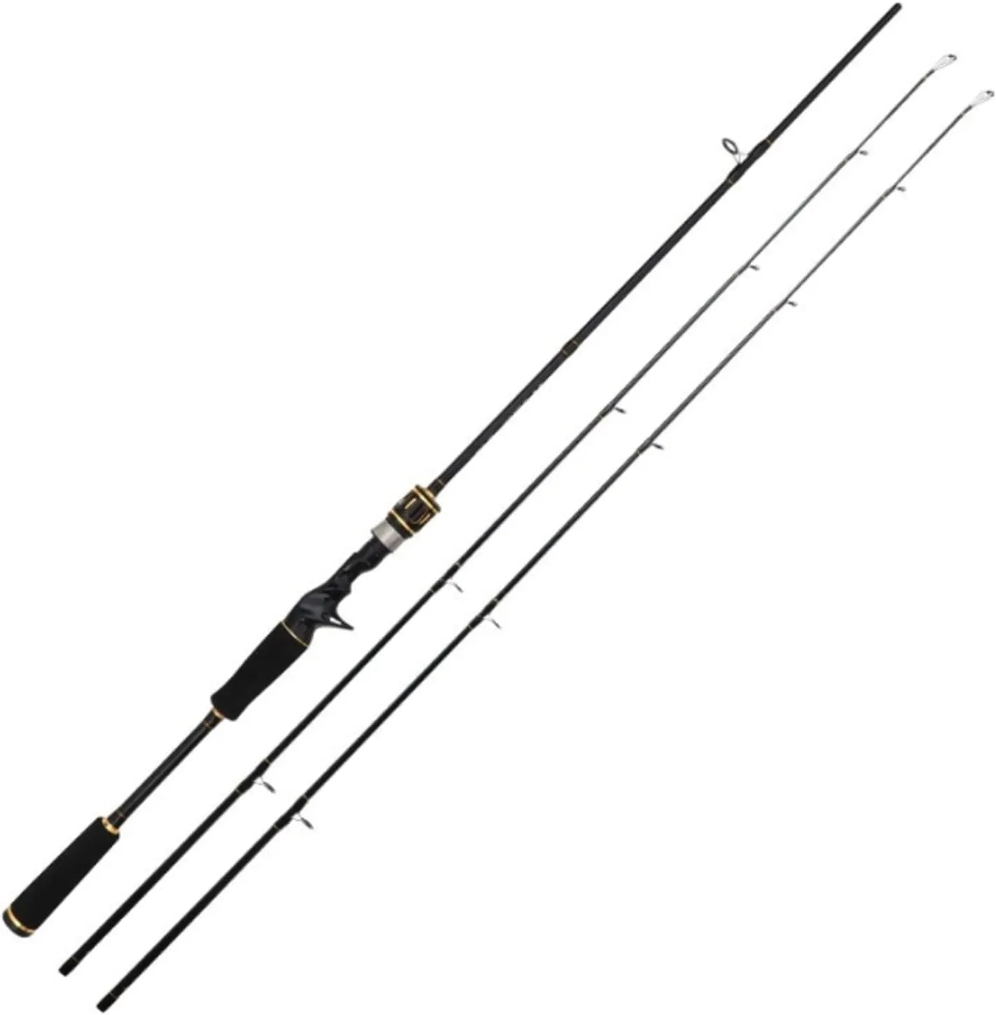 telescoping Deluxe Carbon Fiber Fishing Pole Telescopic Fishing Pole Backpacking Fishing Pole Set Fishing Rod and Reel with Accessories Fishing Rod (Right)