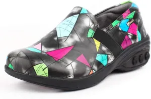 Therafit Annie Women's Slip Resistant Leather Slip On - for Plantar Fasciitis/Foot Pain