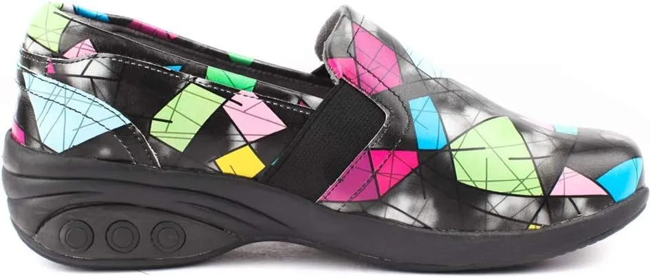 Therafit Annie Women's Slip Resistant Leather Slip On - for Plantar Fasciitis/Foot Pain
