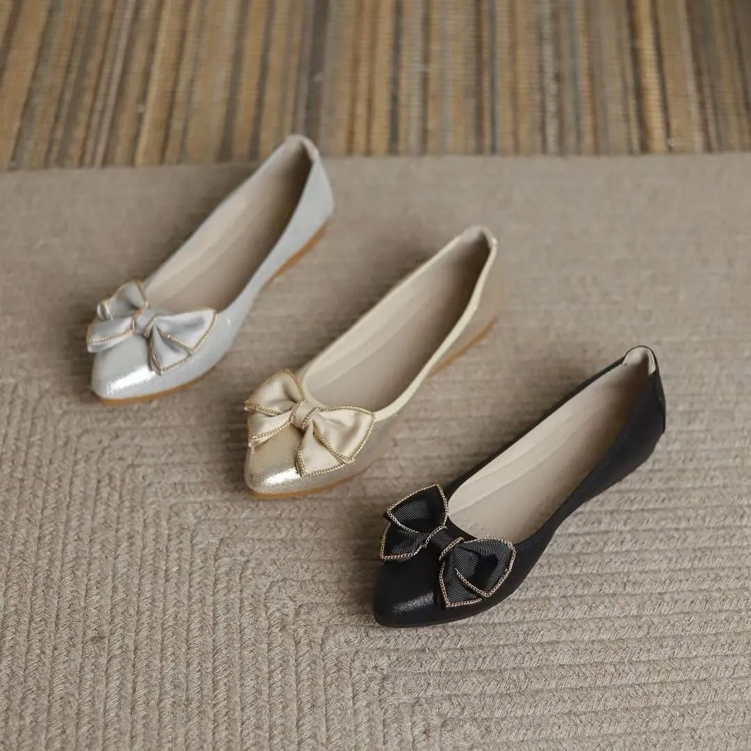 TN TANGNEST Womens Shiny Foldable Ballet Flats Wedding Rhinestone Slip On Flat Shoes