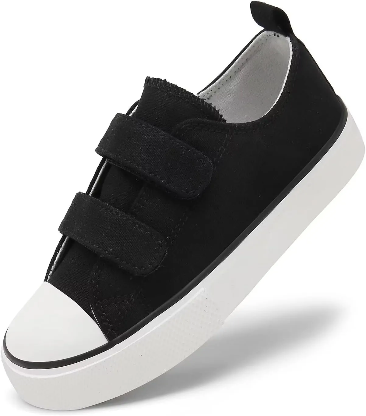 Toddler Canvas Shoes Girls High Top Sneakers Little Big Kids Boys Walking Cushioned Shoes Toddler 8-Big Kid 3