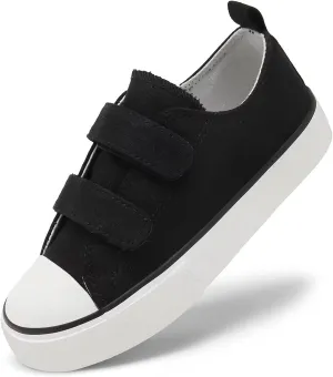 Toddler Canvas Shoes Girls High Top Sneakers Little Big Kids Boys Walking Cushioned Shoes Toddler 8-Big Kid 3
