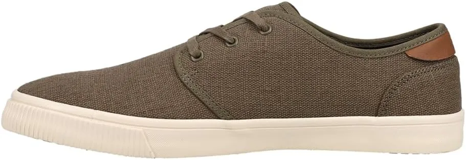 TOMS Mens Carlo Lace Up Sneakers Shoes Casual - Black