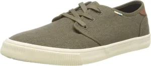 TOMS Mens Carlo Lace Up Sneakers Shoes Casual - Black