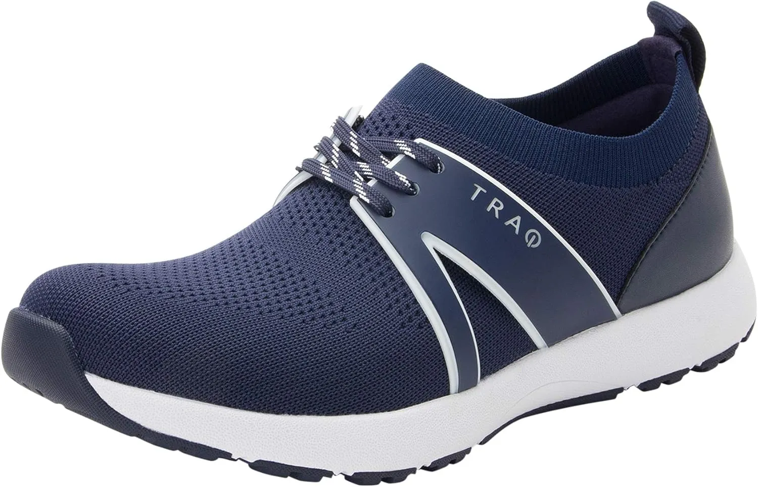 TRAQ by Alegria Qool Womens Smart Walking Shoe Navy 12 M US