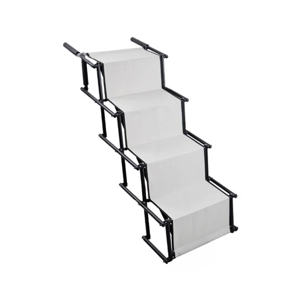 Travel Portable Foldable 4-Steps Non-Slip Dog Car Stair