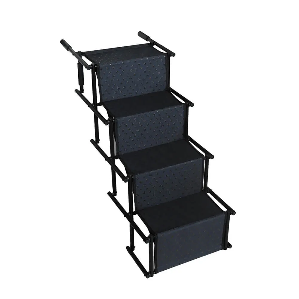 Travel Portable Foldable 4-Steps Non-Slip Dog Car Stair