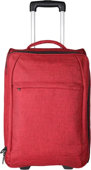 Travigo 20" Collapsible Carry On Luggage Two-Tone Polyester 900D Red