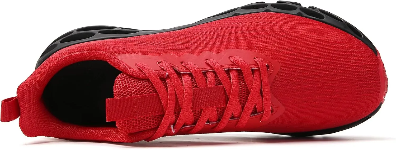 TSIODFO Men Running Shoes Lightweight Gym Workout Walking Shoes