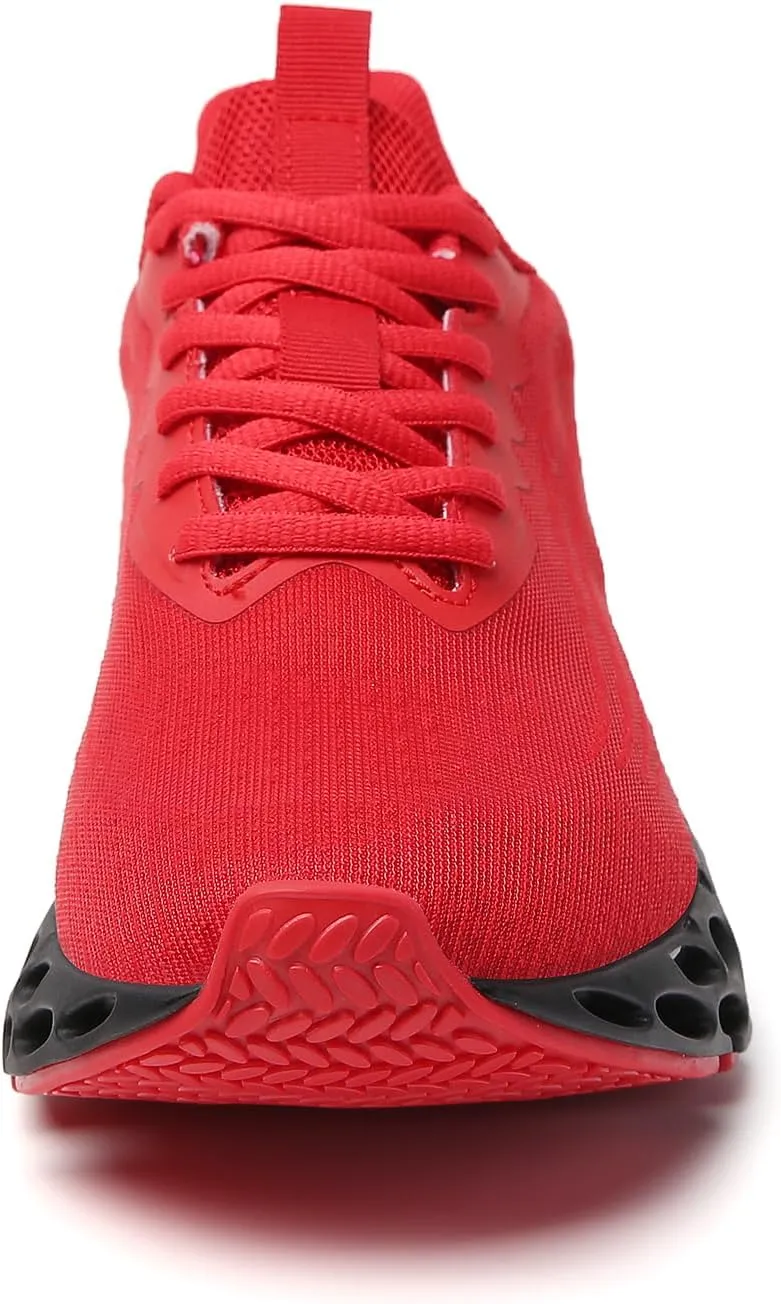 TSIODFO Men Running Shoes Lightweight Gym Workout Walking Shoes
